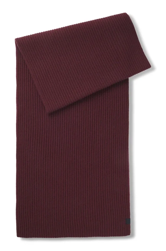BECKHAM x BOSS scarf in virgin wool and cashmere BECKHAM x BOSS scarf in virgin wool and cashmere