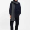 BECKHAM x BOSS scarf in virgin wool and cashmere BECKHAM x BOSS scarf in virgin wool and cashmere