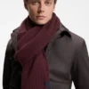 BECKHAM x BOSS scarf in virgin wool and cashmere BECKHAM x BOSS scarf in virgin wool and cashmere
