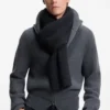 BECKHAM x BOSS scarf in virgin wool and cashmere BECKHAM x BOSS scarf in virgin wool and cashmere