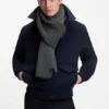 BECKHAM x BOSS scarf in virgin wool and cashmere BECKHAM x BOSS scarf in virgin wool and cashmere