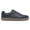 BECKHAM x BOSS suede-trim trainers in grained leather BECKHAM x BOSS suede-trim trainers in grained leather
