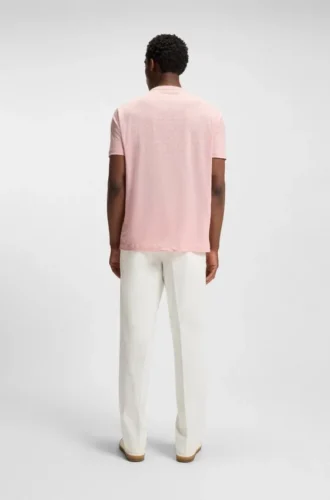 BECKHAM x BOSS T-shirt in soft linen