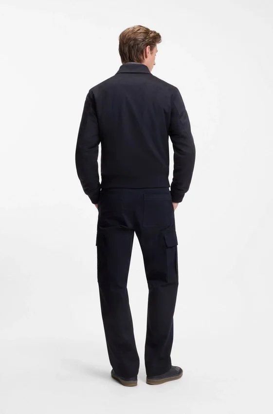 BECKHAM x BOSS zip jacket in wool and cashmere BECKHAM x BOSS zip jacket in wool and cashmere