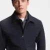BECKHAM x BOSS zip jacket in wool and cashmere BECKHAM x BOSS zip jacket in wool and cashmere