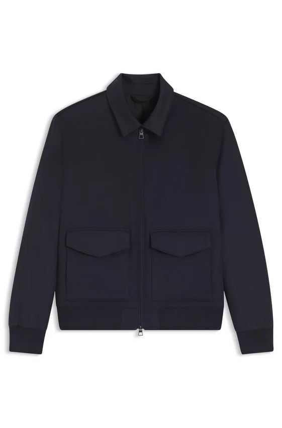 BECKHAM x BOSS zip jacket in wool and cashmere BECKHAM x BOSS zip jacket in wool and cashmere