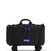 Belt bag with blue logo label
