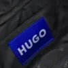 Belt bag with blue logo label