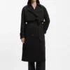 Belted trench coat in stretch cotton Belted trench coat in stretch cotton