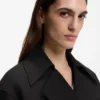 Belted trench coat in stretch cotton Belted trench coat in stretch cotton