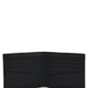 Billfold wallet with perforated monogram motif