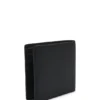 Billfold wallet with silver-tone logo lettering