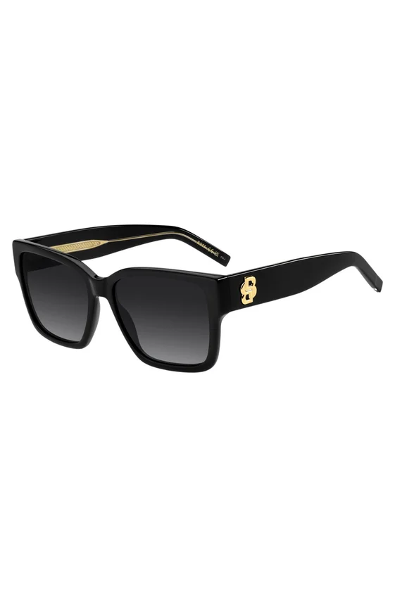 Black-acetate sunglasses with Double B monogram Black-acetate sunglasses with Double B monogram
