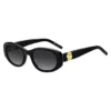 Black-acetate sunglasses with Double B monogram