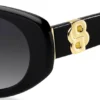 Black-acetate sunglasses with Double B monogram