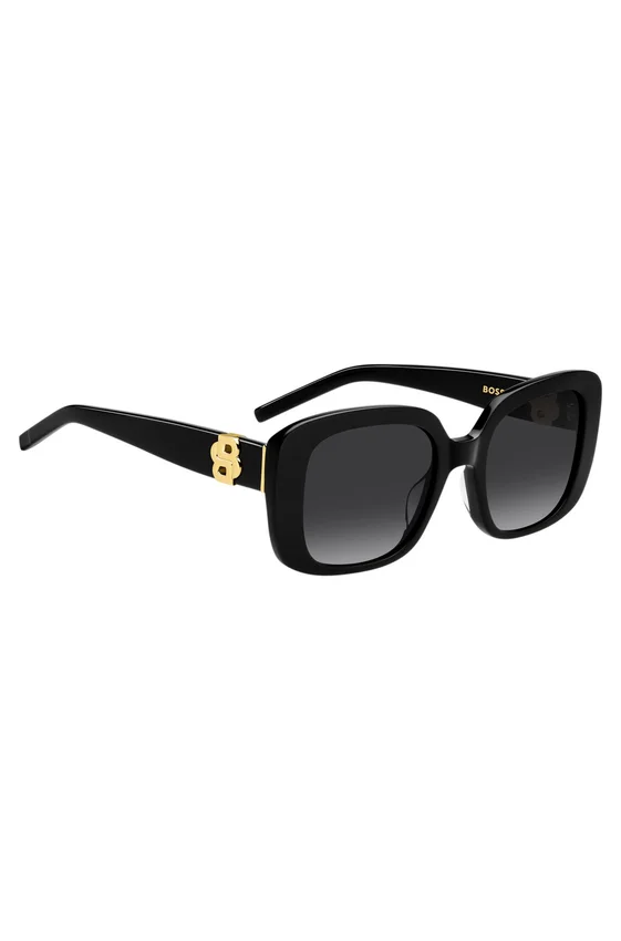 Black-acetate sunglasses with Double B monogram Black-acetate sunglasses with Double B monogram