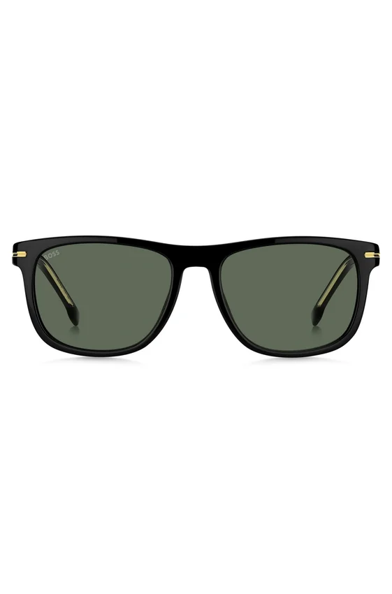 Black-acetate sunglasses with gold-tone hardware Black-acetate sunglasses with gold-tone hardware