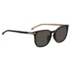 Black-acetate sunglasses with gold-tone trims Black-acetate sunglasses with gold-tone trims