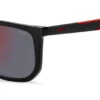 Black-acetate sunglasses with two-tone end tips Black-acetate sunglasses with two-tone end tips