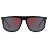 Black-acetate sunglasses with two-tone end tips Black-acetate sunglasses with two-tone end tips