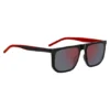 Black-acetate sunglasses with two-tone end tips Black-acetate sunglasses with two-tone end tips