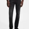Black-black extra-slim-fit jeans in stretch denim Black-black extra-slim-fit jeans in stretch denim