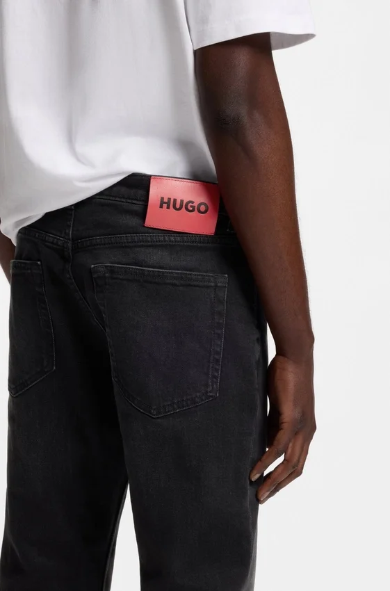 Black-black extra-slim-fit jeans in stretch denim Black-black extra-slim-fit jeans in stretch denim