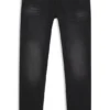 Black-black extra-slim-fit jeans in stretch denim Black-black extra-slim-fit jeans in stretch denim