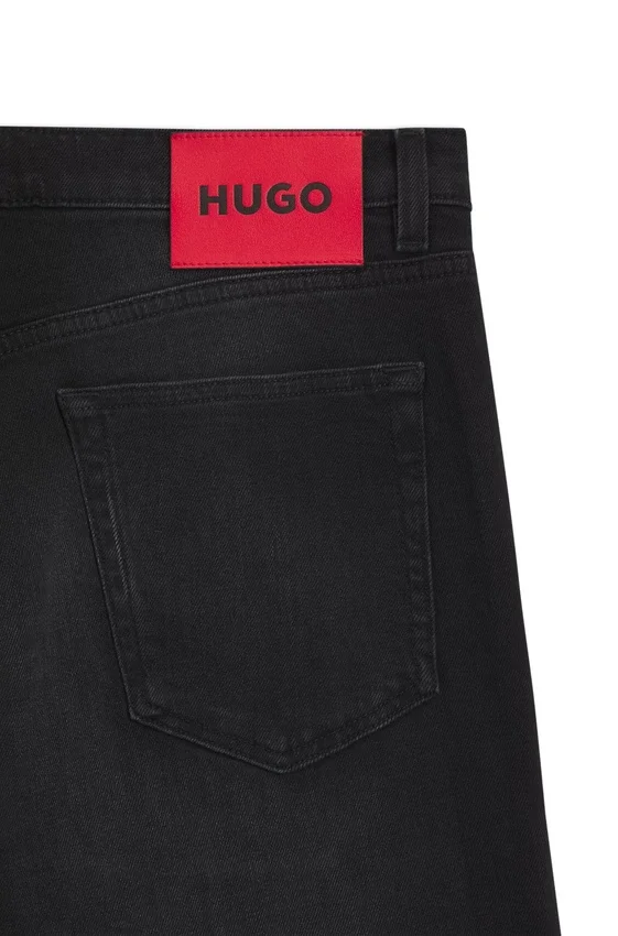 Black-black extra-slim-fit jeans in stretch denim Black-black extra-slim-fit jeans in stretch denim