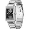 Black-dial watch with gold-effect bracelet Black-dial watch with gold-effect bracelet