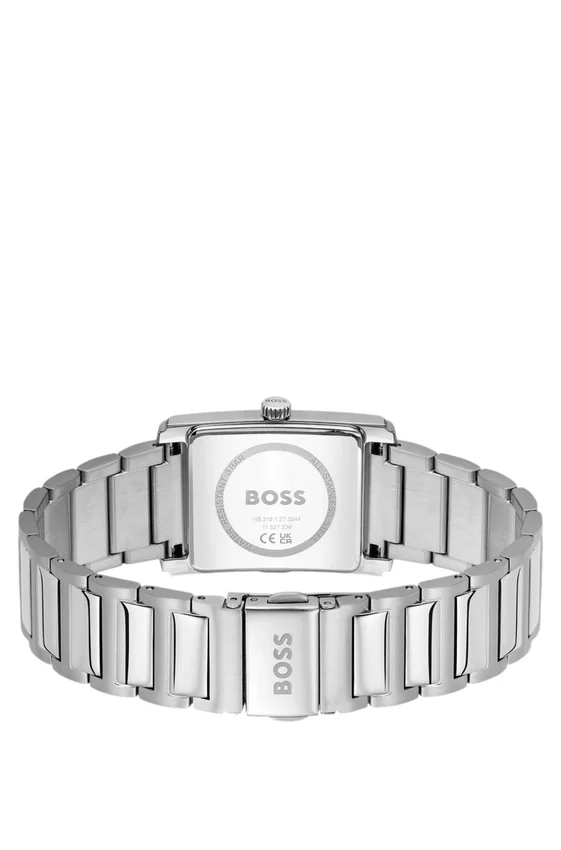 Black-dial watch with gold-effect bracelet Black-dial watch with gold-effect bracelet