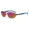 Black-metal sunglasses with cut-out logo Black-metal sunglasses with cut-out logo