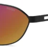 Black-metal sunglasses with cut-out logo Black-metal sunglasses with cut-out logo
