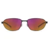 Black-metal sunglasses with cut-out logo Black-metal sunglasses with cut-out logo