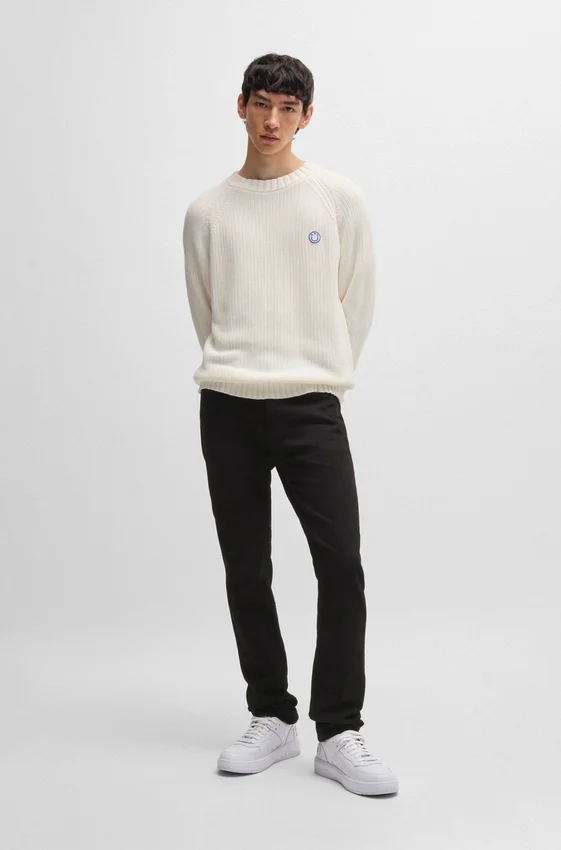 Black slim-fit jeans in stretch denim Black slim-fit jeans in stretch denim