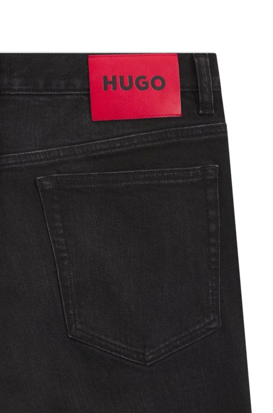 Black slim-fit jeans in stretch denim Black slim-fit jeans in stretch denim