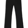 Black wide leg jeans in stretch denim Black wide leg jeans in stretch denim