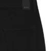 Black wide leg jeans in stretch denim Black wide leg jeans in stretch denim