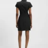 Blazer dress with peak lapels
