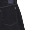 Blue balloon-leg jeans in blue rigid denim