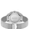 Blue-dial chronograph watch with mesh bracelet Blue-dial chronograph watch with mesh bracelet