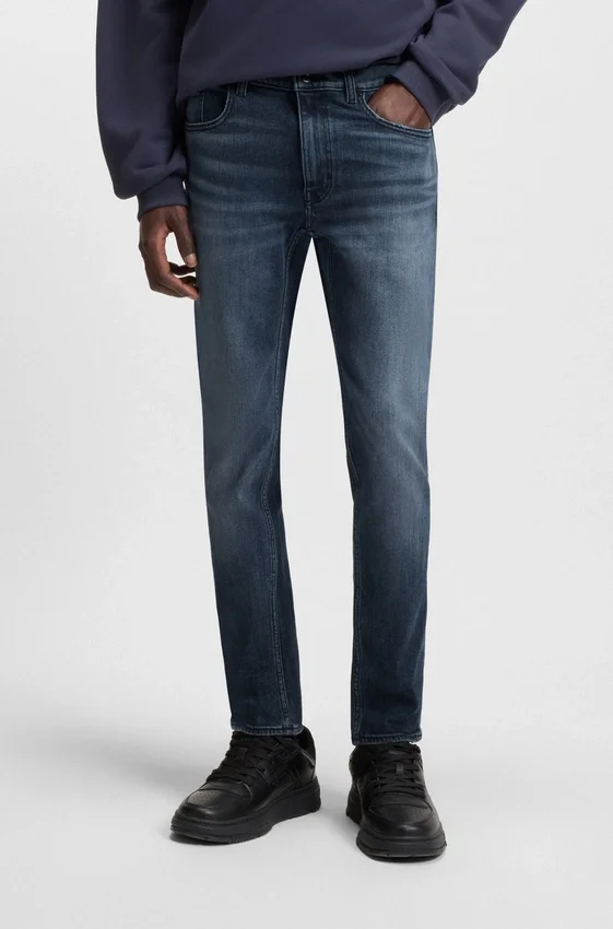 Blue extra-slim-fit jeans in stretch denim Blue extra-slim-fit jeans in stretch denim