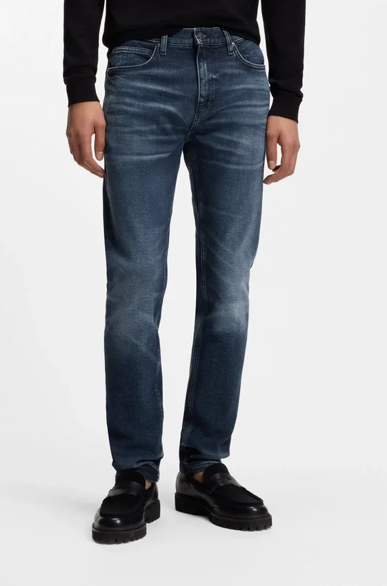 Blue extra-slim-fit jeans in stretch denim Blue extra-slim-fit jeans in stretch denim