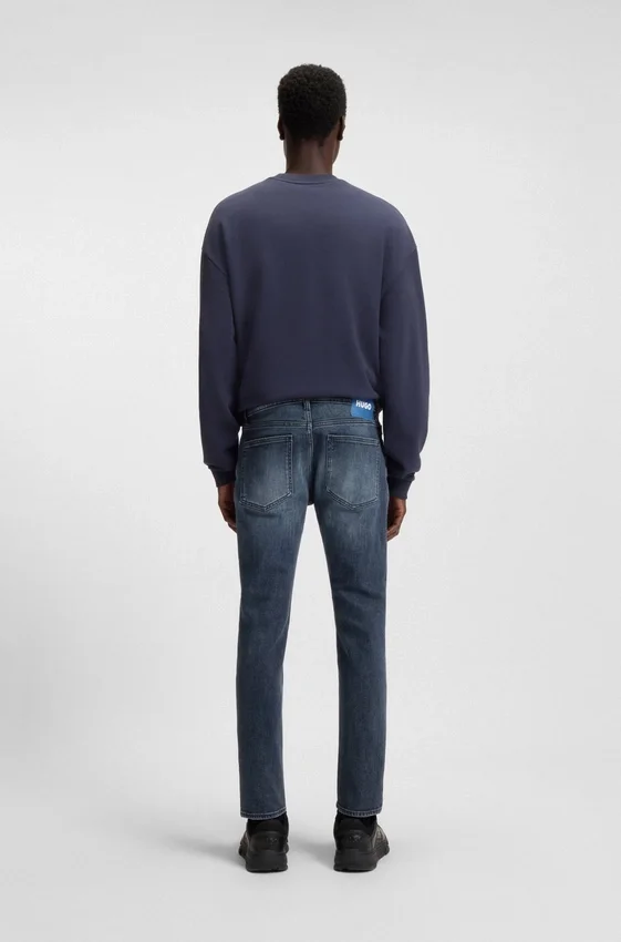 Blue extra-slim-fit jeans in stretch denim Blue extra-slim-fit jeans in stretch denim