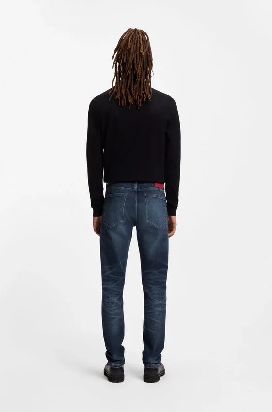 Blue extra-slim-fit jeans in stretch denim Blue extra-slim-fit jeans in stretch denim