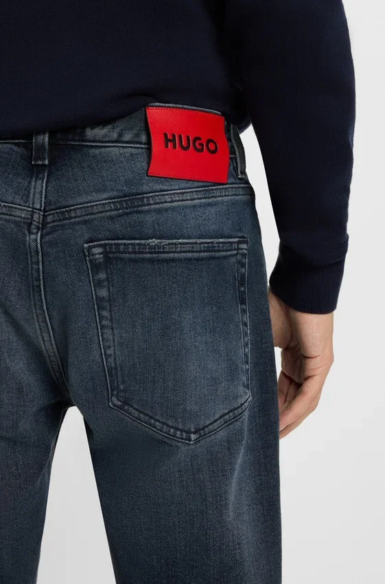 Blue extra-slim-fit jeans in stretch denim Blue extra-slim-fit jeans in stretch denim