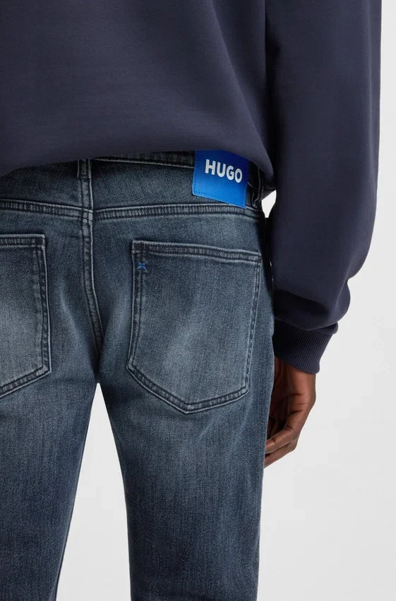 Blue extra-slim-fit jeans in stretch denim Blue extra-slim-fit jeans in stretch denim