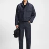 Blue relaxed-fit jeans in Japanese denim