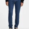 Blue skinny-fit jeans in stretch denim