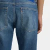 Blue skinny-fit jeans in stretch denim